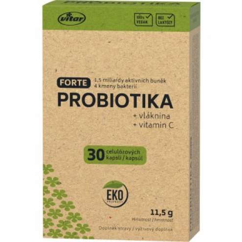 Vitar EKO Probiotika forte 30 kapslí